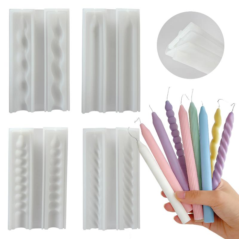 Candle Making Video - Long Spiral Silicone Candle Mold DIY