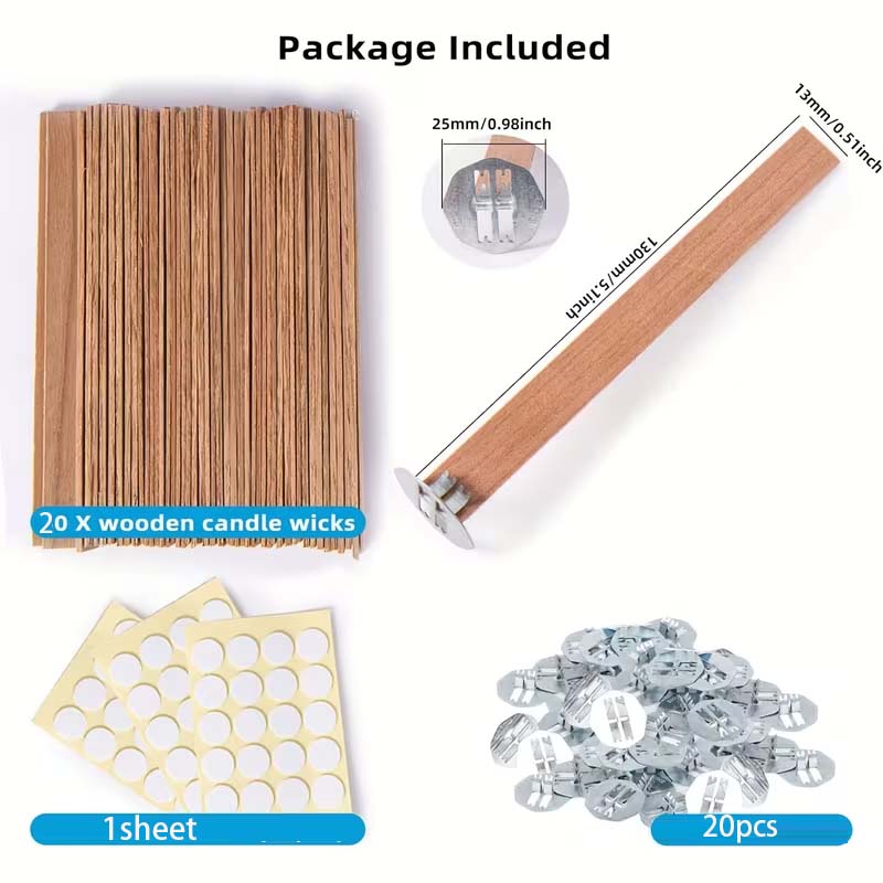 60pcs Candle Making Kits Inclu - Soy Wax Pillar Blend 评论和价格