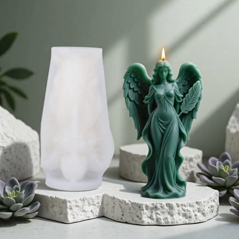 Wings Goddess Scented Silicone - Candle Making Video 评论和价格