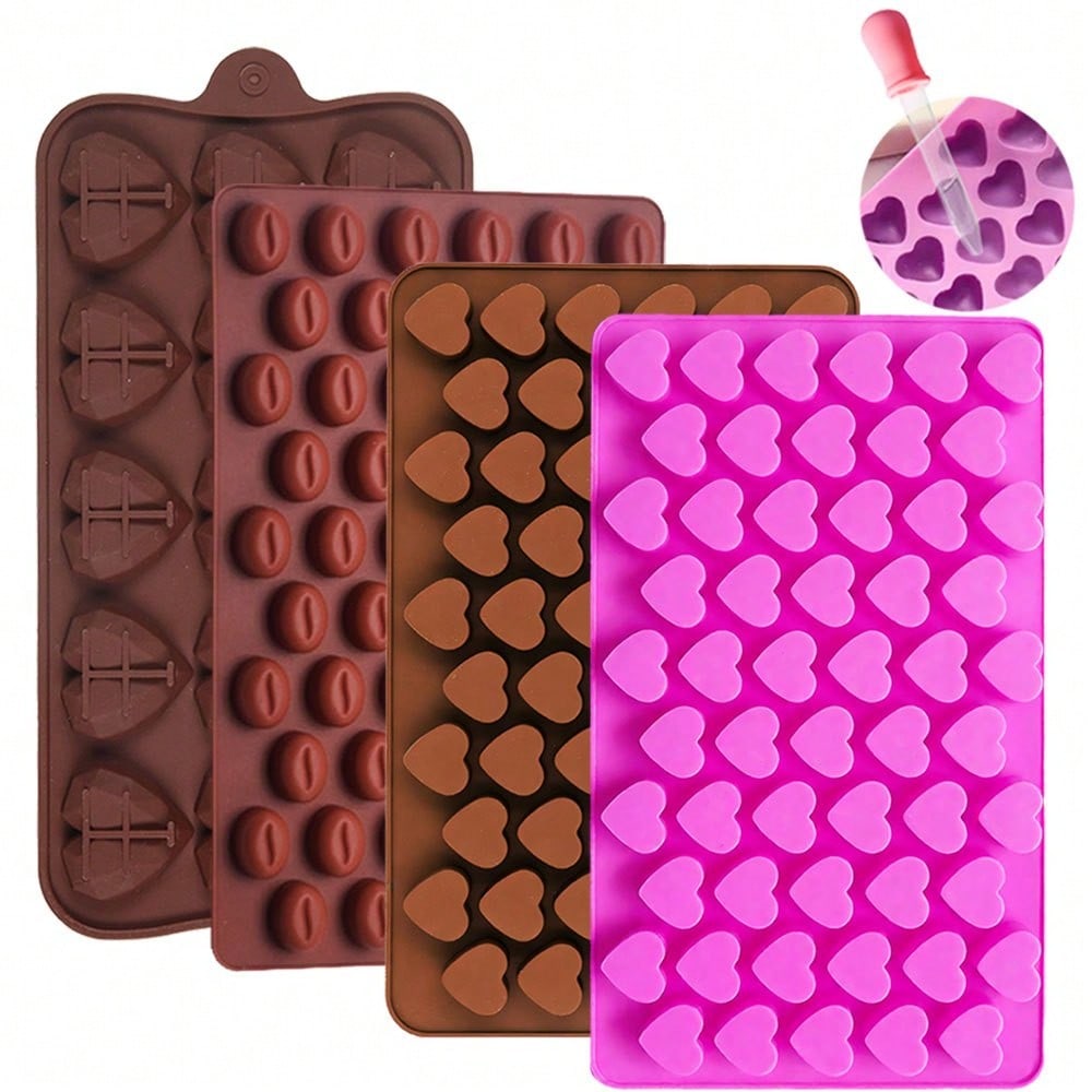 2pcs/set Heart-shaped Coffee B - Soy Wax Pillar Blend 评论和价格