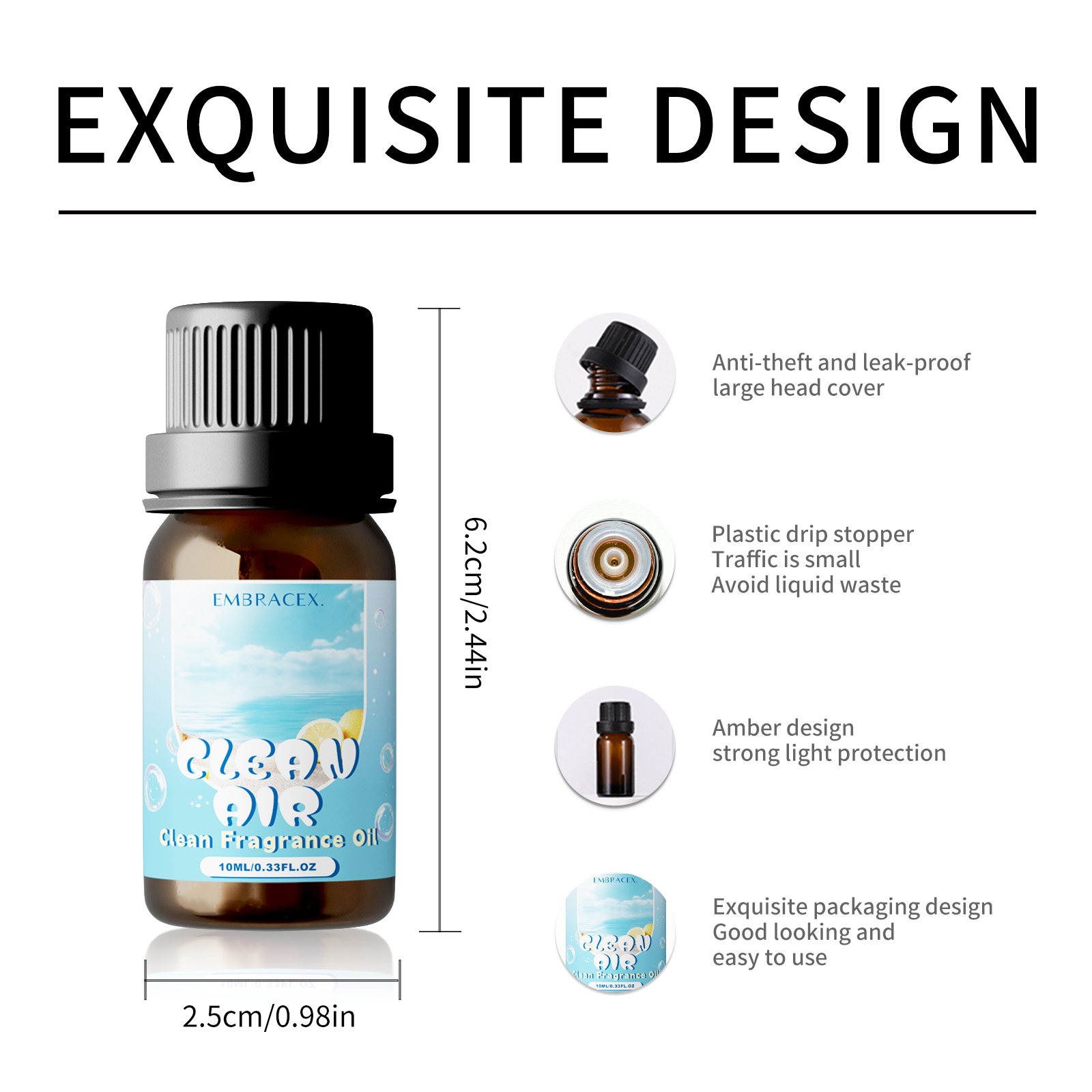 10ml Clean Air Essential Oil L - Candle Making Raw Material 评论和价格