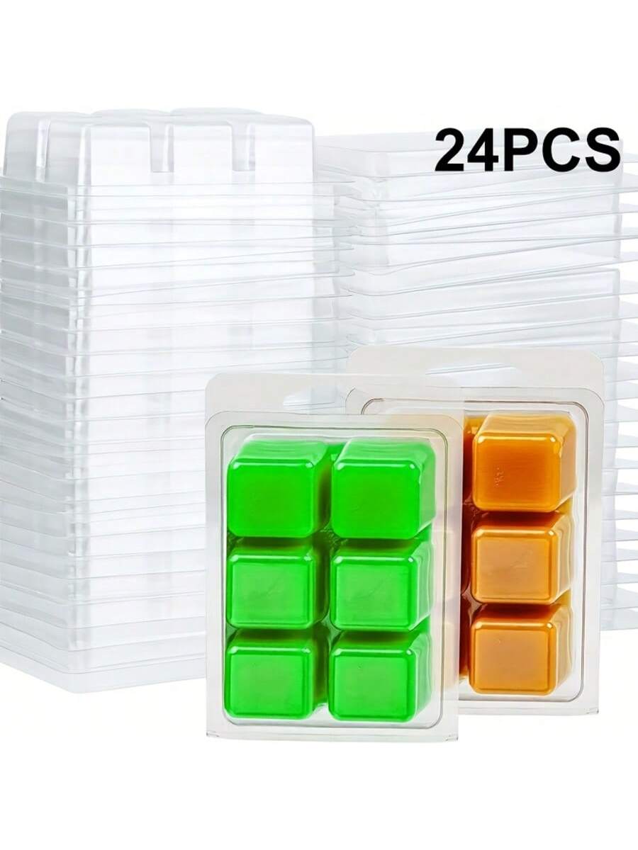12/24 Pieces Rectangular 6-Hol - Candle Making Video 评论和价格