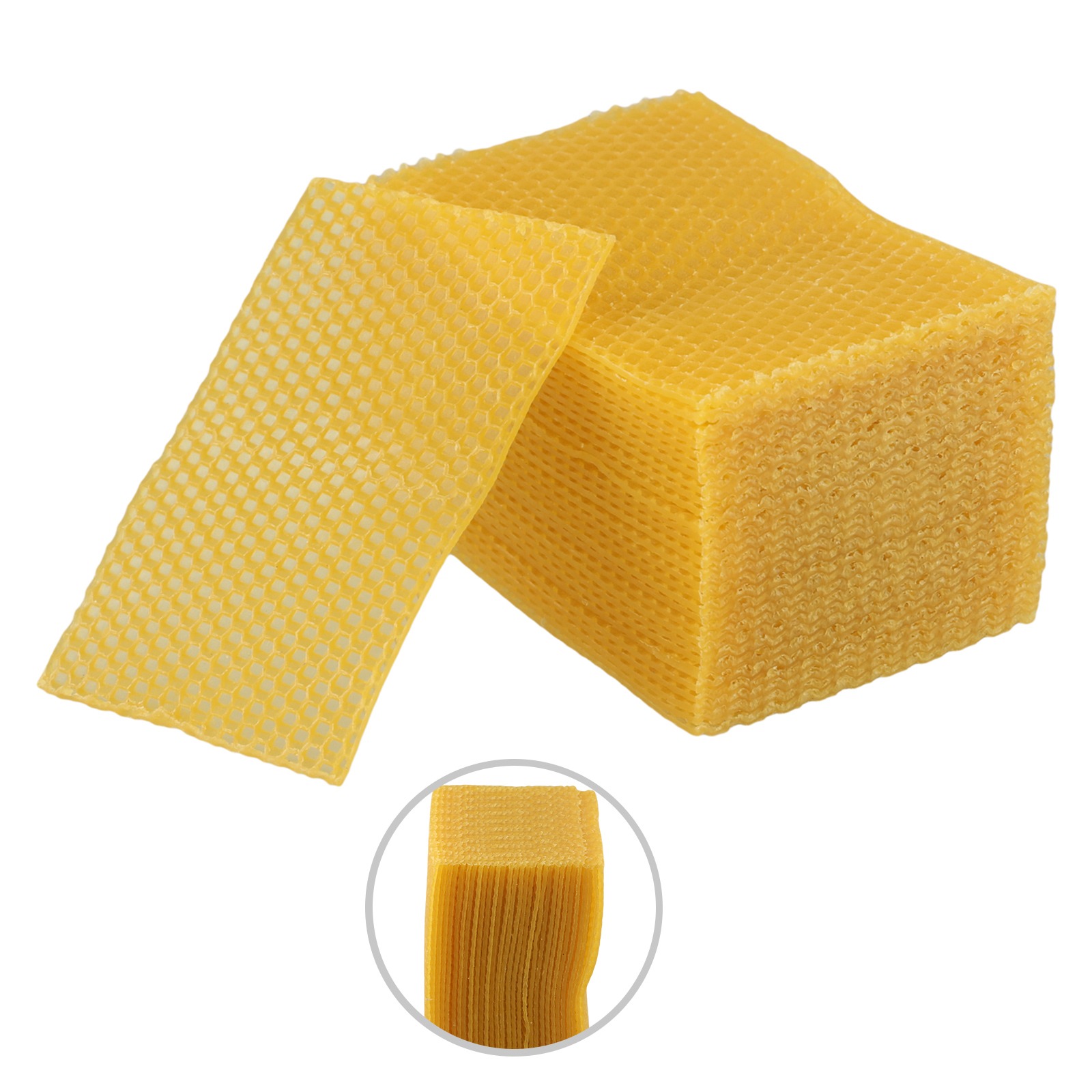 5.24 X 3.54 Beehive Foundation - Candle Making Kit Beeswax 评论和价格