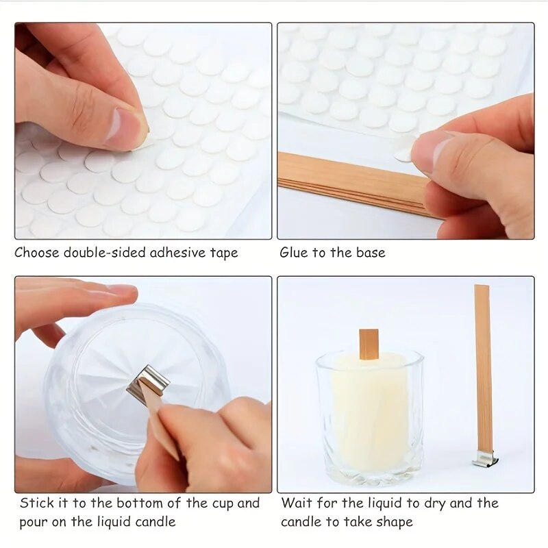 30pcs High Quality Wooden Cand - Candle Making Kit Beeswax 评论和价格