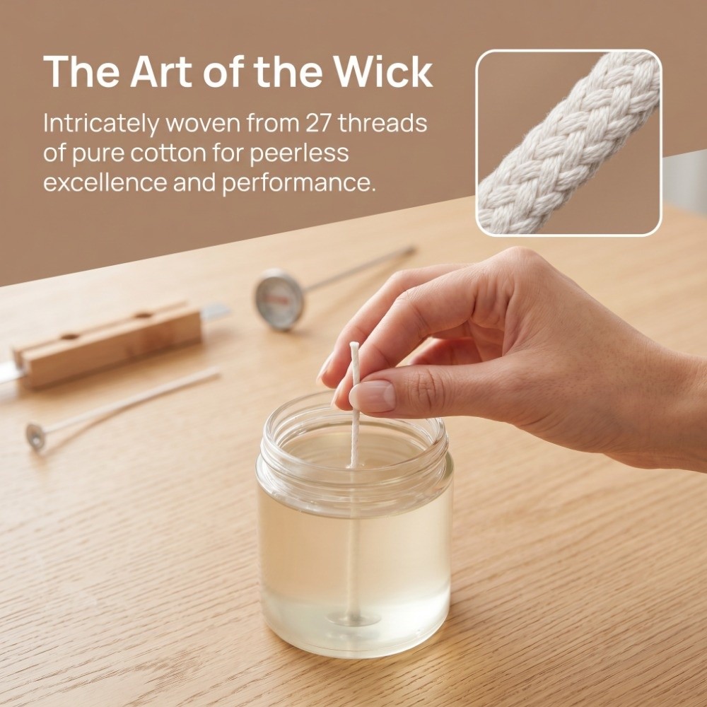 100pcs Non-Smoke 100% Cotton C - Soy Wax Pillar Blend 评论和价格