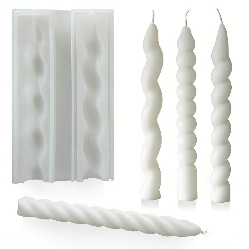 Long Spiral Silicone Candle Mo - Candle Making Video 评论和价格