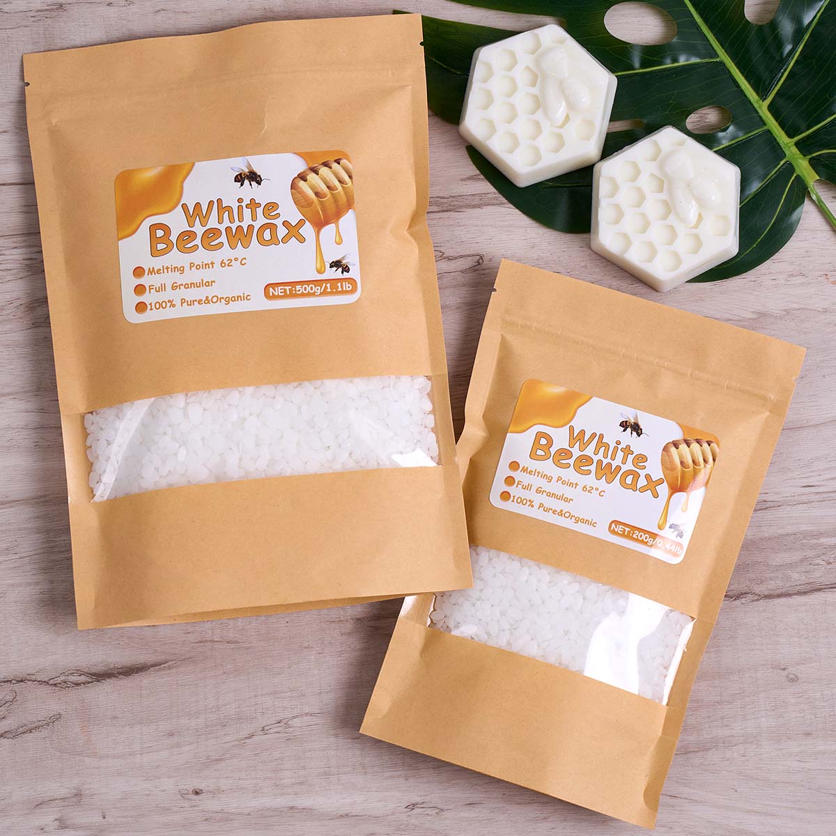 1000g White Beeswax DIY Candle - Candle Making Kit Beeswax 评论和价格