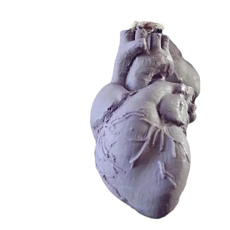 DIY Human Heart Silicone Candl - Candle Making Kit Diy 评论和价格