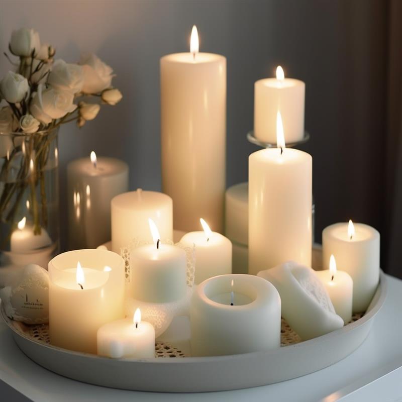 50/100Pcs Waxed Cotton Candle  - Soy Wax Pillar Blend 评论和价格
