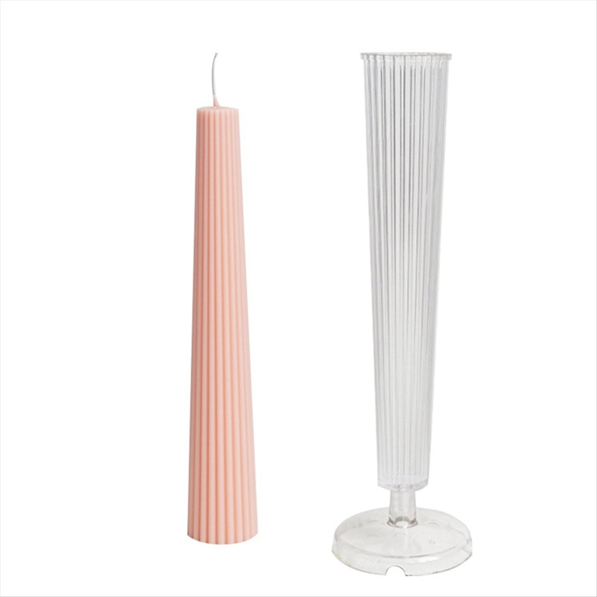 *ABAB Striped Long Pole Column - Candle Making Kit Diy 评论和价格