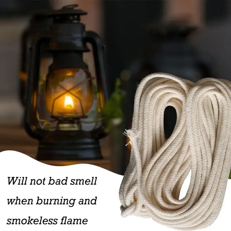 2-8mm Cotton Oil Lamp Wick Str - Candle Making Raw Material 评论和价格