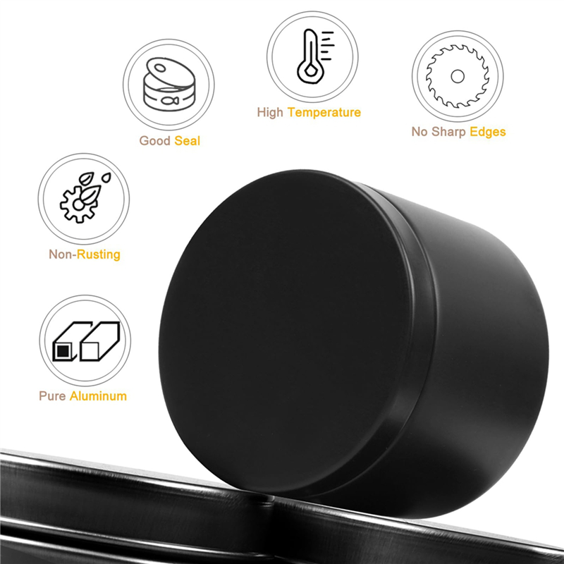 A93E-48Pcs Black Candle Tins,  - Candle Making Jars With Lids 评论和价格