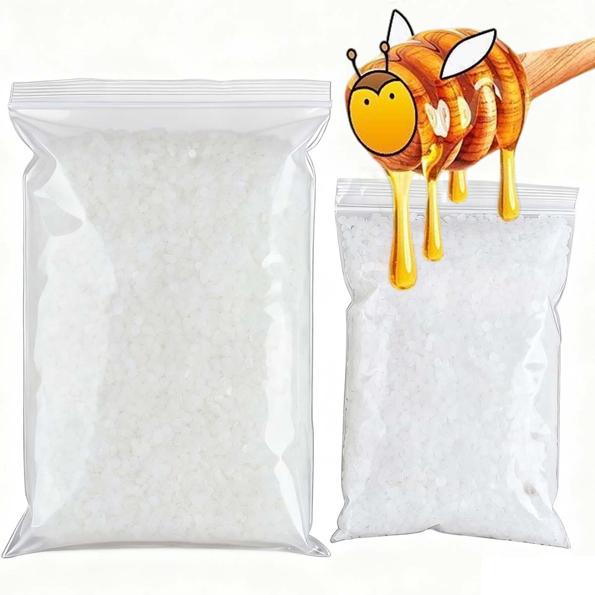200g-1000g White Beeswax Pure  - Candle Making Kit Beeswax 评论和价格