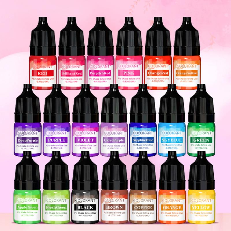 5ml/Bottle Candle Wax Pigment  - Soy Wax Pillar Blend 评论和价格