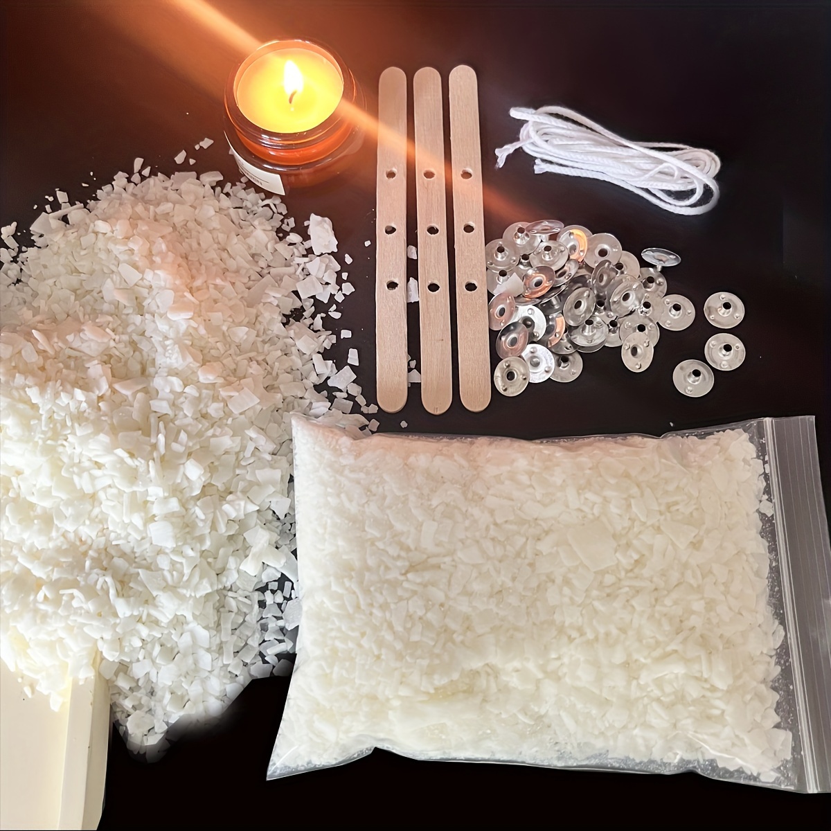 Candle Making Kits 100G Soy Wa - Soy Wax Pillar Blend 评论和价格