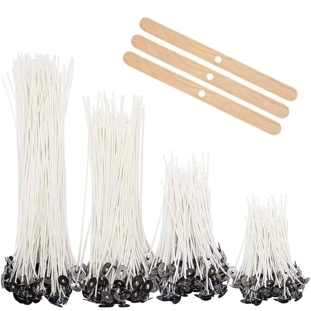 53pcs Candle Wicks Holder Waxe - Soy Wax Pillar Blend 评论和价格