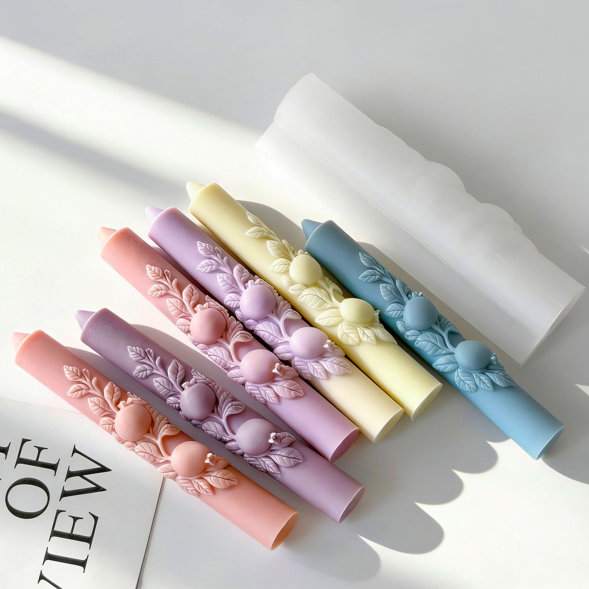 DIY Pomegranate Relief Long Ro - Soy Wax Pillar Blend 评论和价格