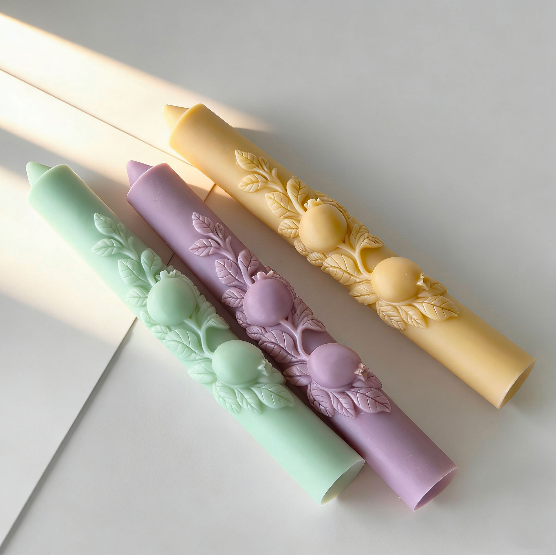 DIY Pomegranate Relief Long Ro - Soy Wax Pillar Blend 评论和价格