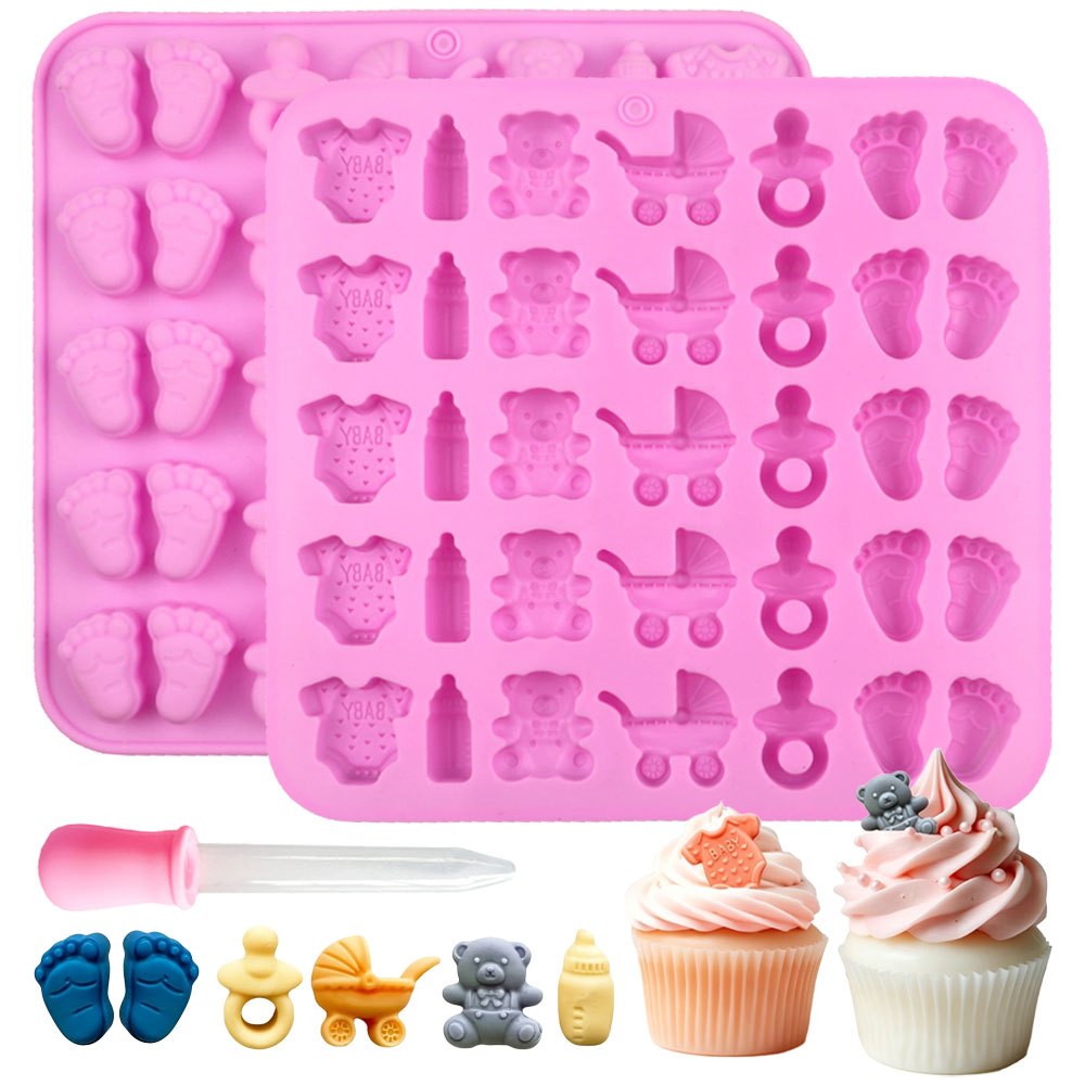 2pcs Silicone Mold Set 35-Cavi - Candle Making Soy Wax 评论和价格