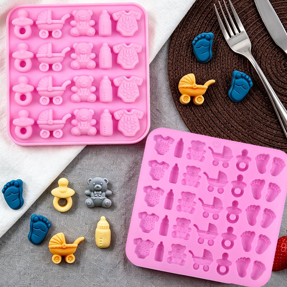 2pcs Silicone Mold Set 35-Cavi - Candle Making Soy Wax 评论和价格
