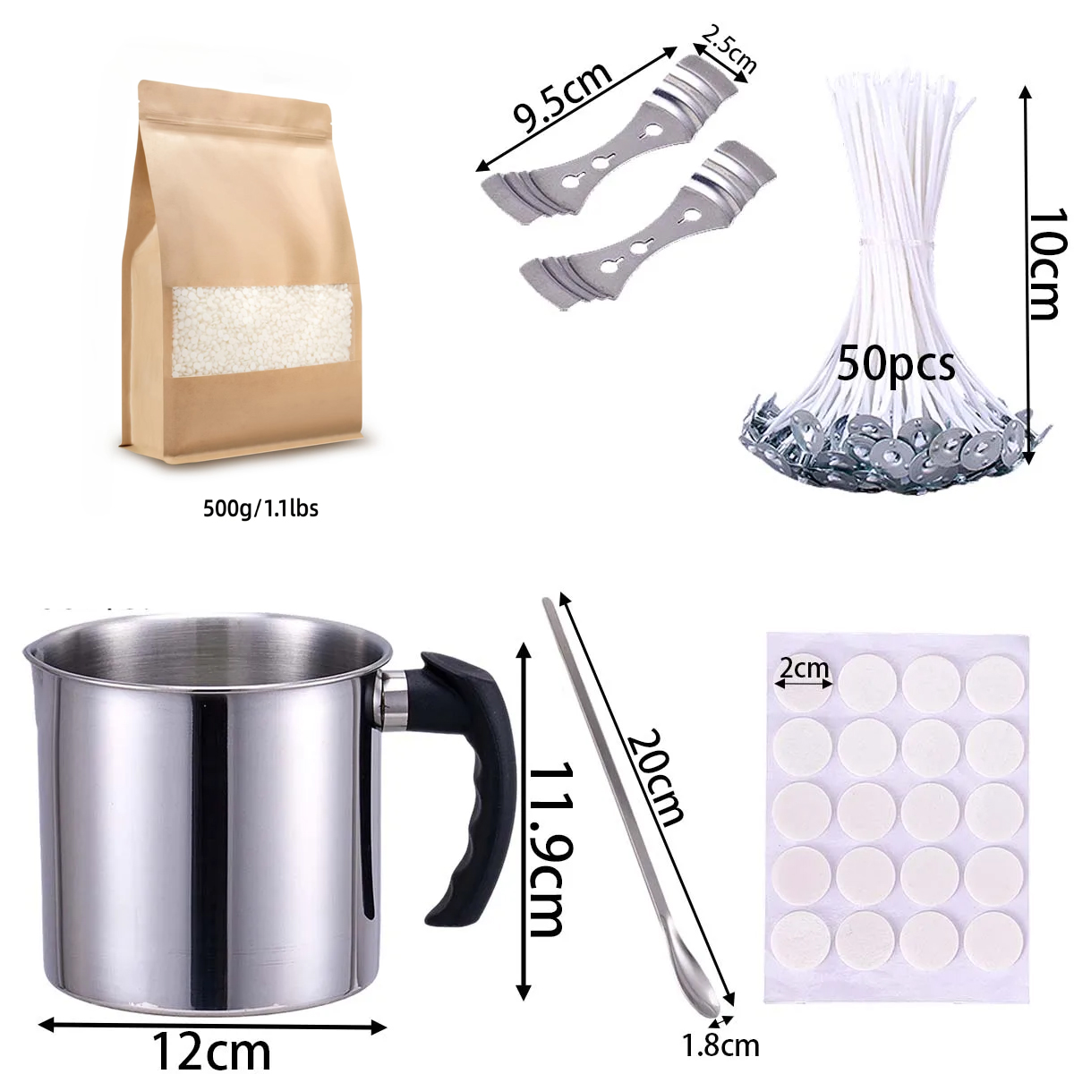 DIY Scented Candle Making Tool - Soy Wax Pillar Blend 评论和价格