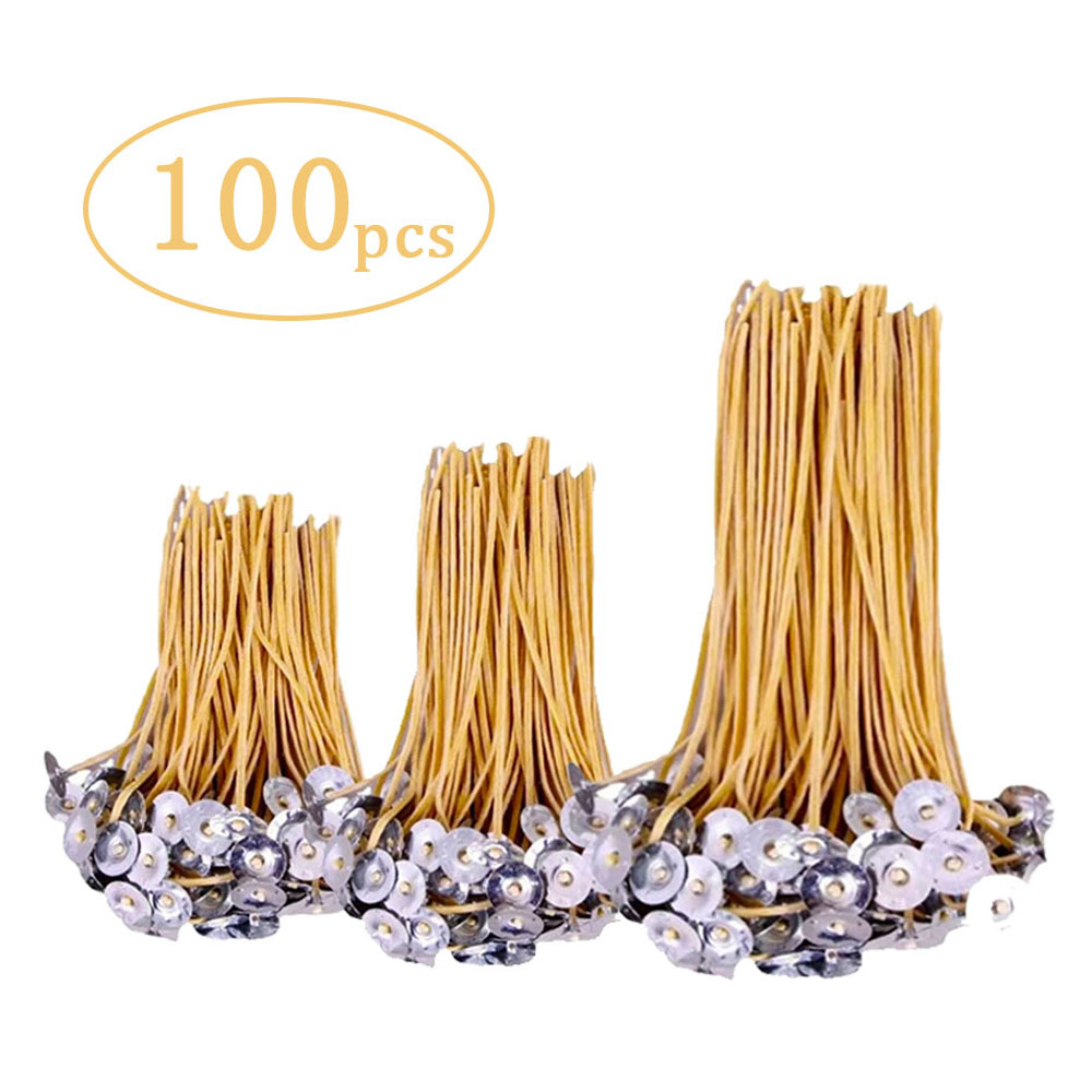 100Pcs Beeswax Candle Wicks 9- - Candle Making Kit Beeswax 评论和价格
