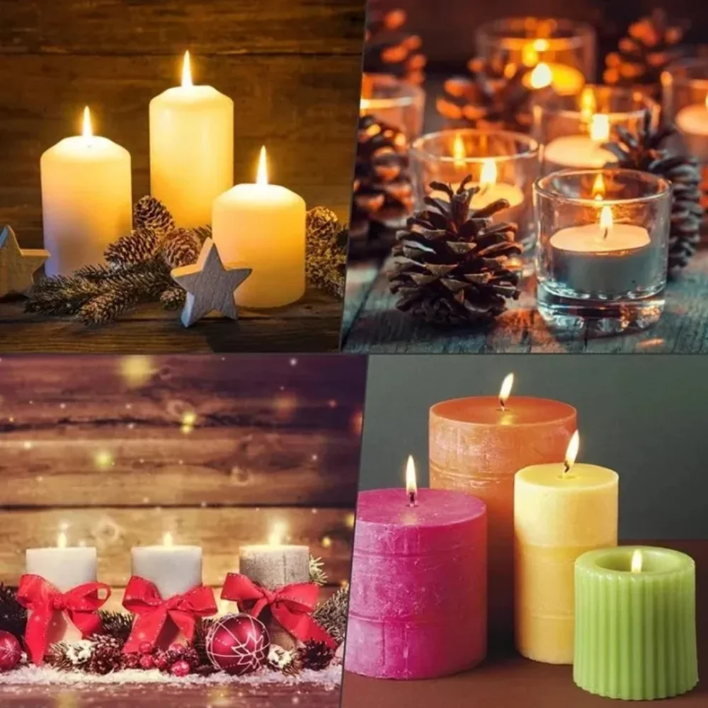 Smokeless Candle Wicks Cotton  - Soy Wax Pillar Blend 评论和价格